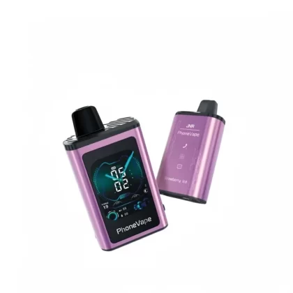 JNR PhoneVape 30K Puffs Disposable Vape with Touchscreen - Random Flavors(fast Delivery), 10 Pieces Per Box, Choose Your Flavors. (Contact Us); 2-nicotine