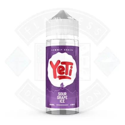 Yeti Summit Series – Sour Grape Ice 0mg 100ml Shortfill - Eliquidsupply