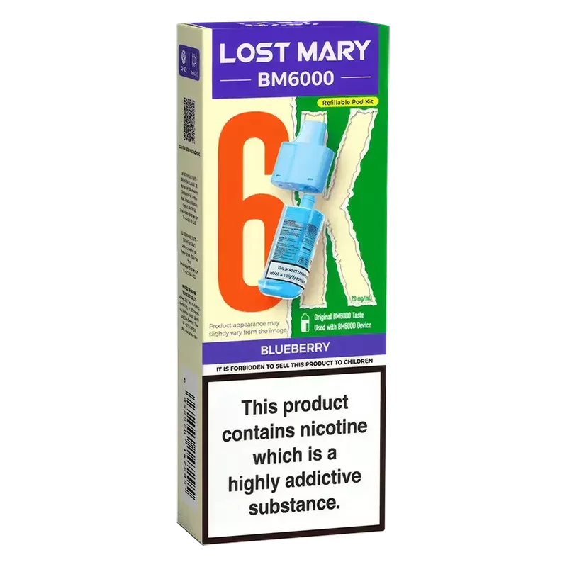 Lost Mary BM6000 Blueberry Prefilled Pods