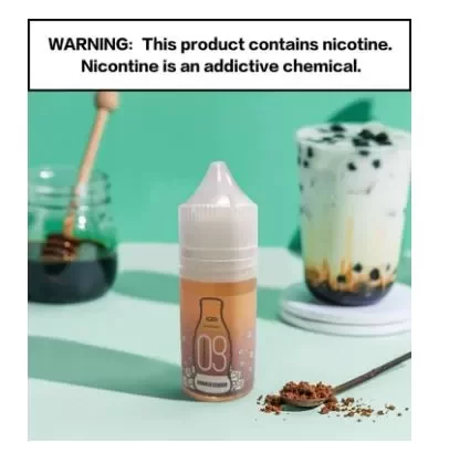 Number 9 Caramel Macchiato - By Number E liquid 30ml Saltnic - 35 mg / 30 ml