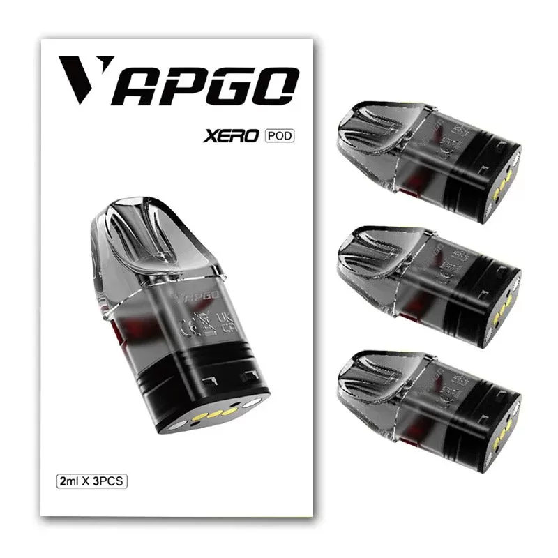 VAPGO XERO Replacement Pod Cartridge (3pcs/pack) - Package#3pcs/pack (F61BDD)