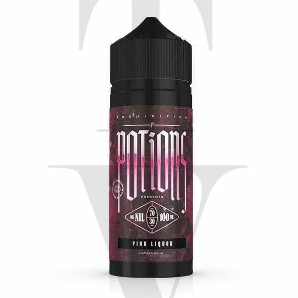 PROHIBITION POTIONS PINK LIQUOR 100ML SHORTFILL E-LIQUID
