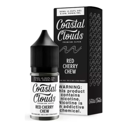 Red Cherry Chew Coastal Clouds Salts 30ml - Vape Product, Vape Product