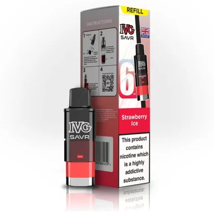 IVG SAVR Strawberry Ice Refill - Ecigpremium