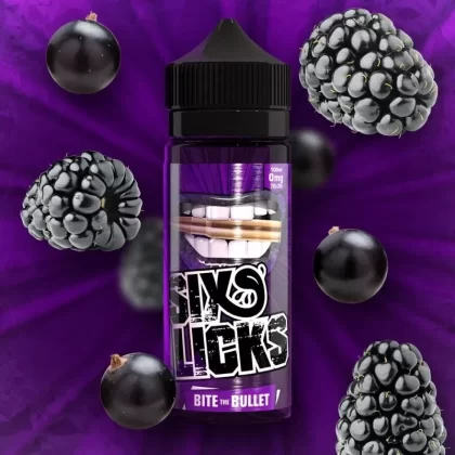 Bite The Bullet by Six Licks 100ml + FREE NIC SHOTS