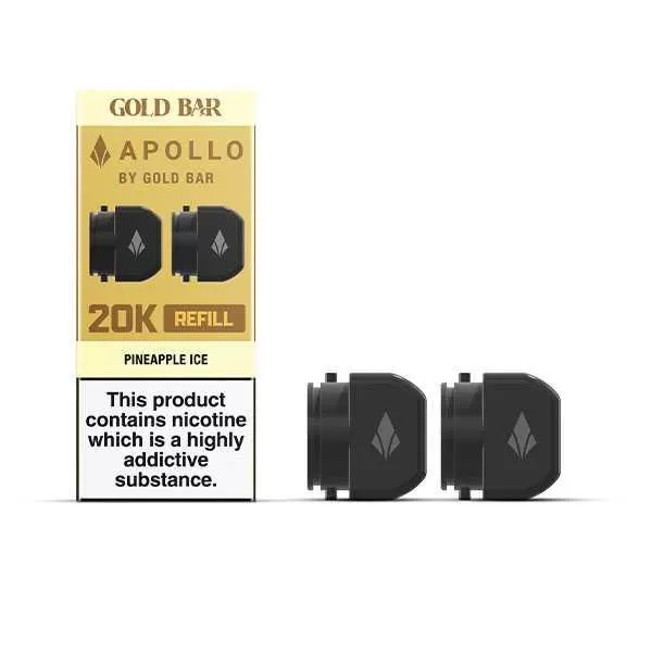 Gold Bar Apollo 20K Prefilled Pods - Summer Berries