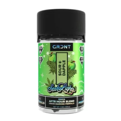 GRDNT After Hour Sour Dapple Pre-Rolls – 5ct - Ejuicewarehouse