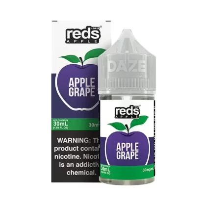 7 Daze Reds Salts Apple Grape Nic Salt Vape Juice 30ml - Vape Product