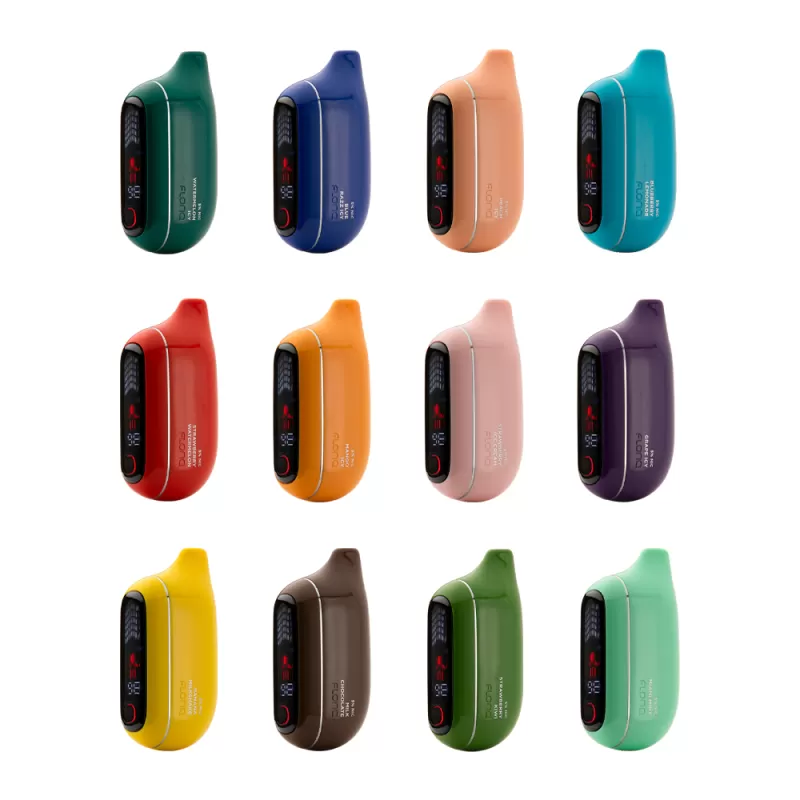 FLONQ Max Pro 20K Disposable Device - 20,000 Puffs - Strawberry Kiwi (Zero Nicotine) - Image 2