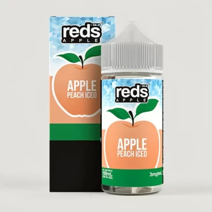Apple Peach ICED by 7 Daze 100mL Freebase Nicotine E-Juice - Vape Product; Vape Product, Vape Product (DAD0FD)