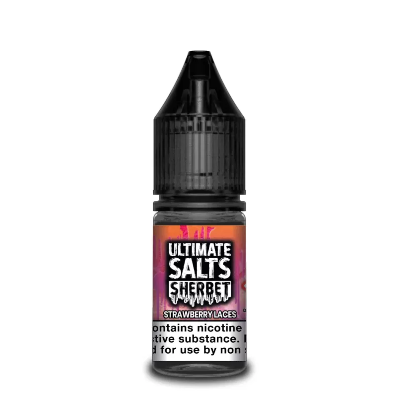 Ultimate Salts – Sherbet: Strawberry Laces – 10ml - Vapestorm Co