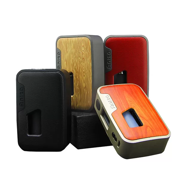 Arctic Dolphin Anita 100W Squonk BF Mod (TPD Version) - Grey Frame(ABS)/Blue Leather - Image 2