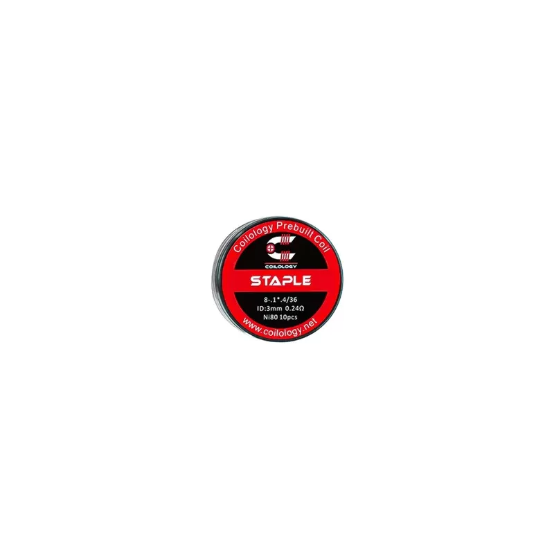 Coilology Stape Premade Coils NI80 0.34 Ohm 10pcs