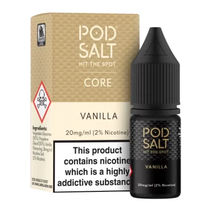 Vanilla – Pod Salt Nicotine Salt E Liquid – 10ml – TPD - Vapestorm Co