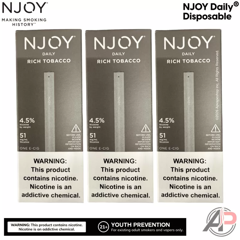 Njoy Daily Rich Tobacco Disposable Vape Device