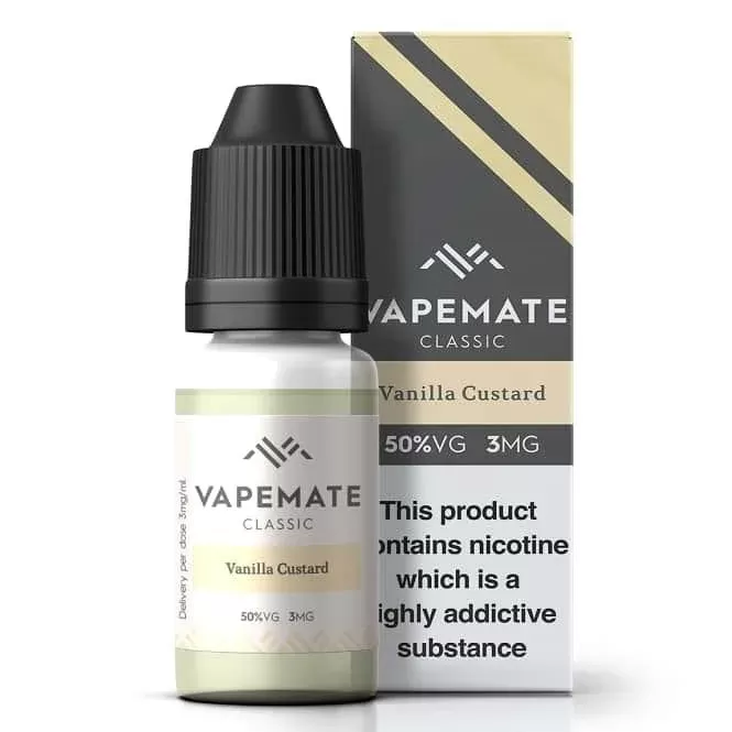 Vapemate Vanilla Custard E Liquid (10ml)