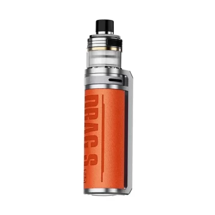 VooPoo Drag S Pro Pod Vape Kit - Color#California Orange>Classic Black>Garda Blue>Mystic Red>Sahara Brown>Sapphire Blue>Basalt Grey>3x TPP-DM1 (0.15ohm) coils only>3x TPP-DM4 (0.3ohm) coils