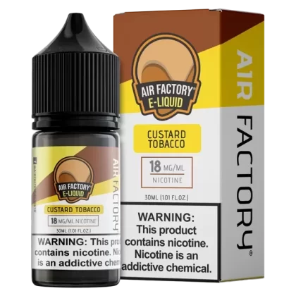 Custard Tobacco Air Factory Salt Nic Vape Juice