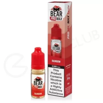Rainbow Nic Salt E-Liquid by Bear Pro Max