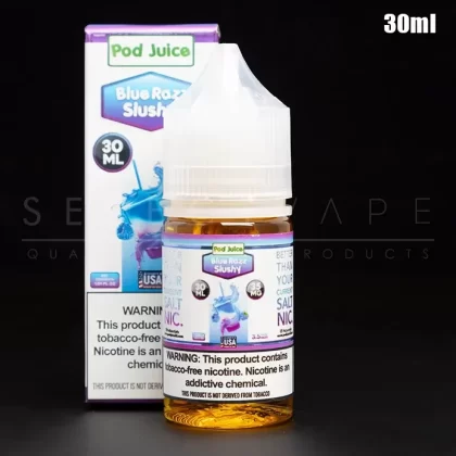Pod Juice – Blue Razz Slushy Nic Salt 30ml