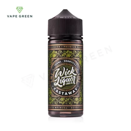 Castaway Shortfill E-Liquid by Wick Liquor 100ml - Eliquidsupply