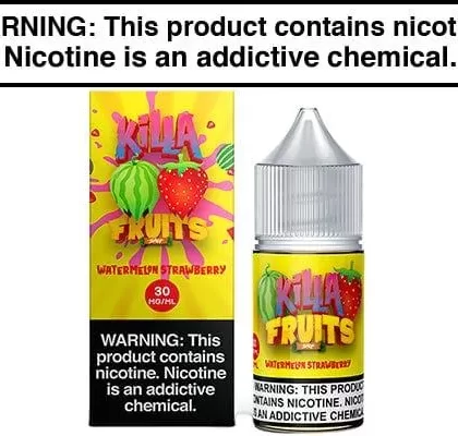 WATERMELON STRAWBERRY BY KILLA FRUITS SALT 30ML - Vapejuice