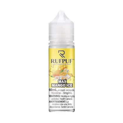 RUFPUF (Regular Series)— Max Mango Ice—(3/6)mg - Vapebar Pk