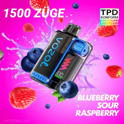 Vozol Vista Plug – Blueberry Sour Raspberry Starter Kit - Pod Kit; La Fume; 850 mAh