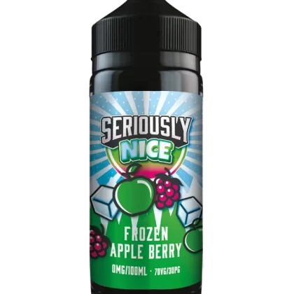 FROZEN APPLE BERRY E-LIQUID BY SERIOUSLY NICE / DOOZY VAPE CO 100ML 70VG