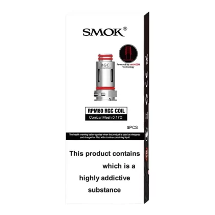 Smok RPM80 RGC Conical Mesh Coils 0.17ohms (Pack of 5)