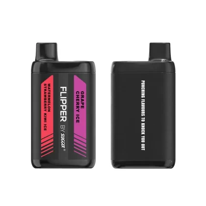 Watermelon Strawberry Kiwi Ice + Grape Cherry Ice – Flipper 12000 puffs By Slugger - Vapebazaar Pk