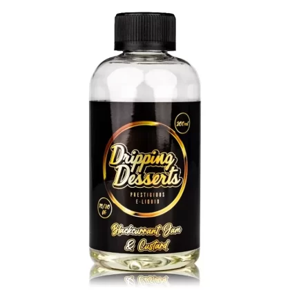 Blackcurrant Jam and Custard By Dripping Desserts 50ml/200ml Shortfill