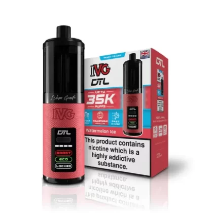 IVG DTL 35k Prefilled Pod Kit Watermelon Ice - Strength#20mg