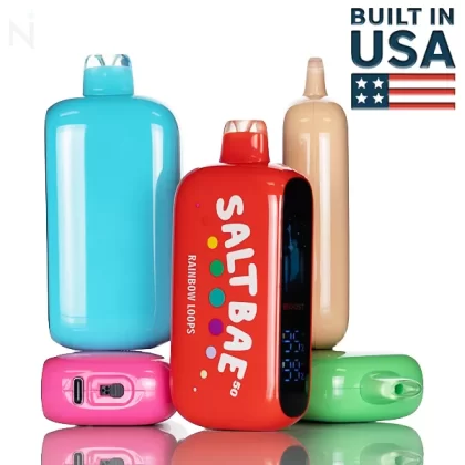 Salt Bae 50 40K 40,000 Puffs Disposable Vape - 17mL - Watermelon Wave