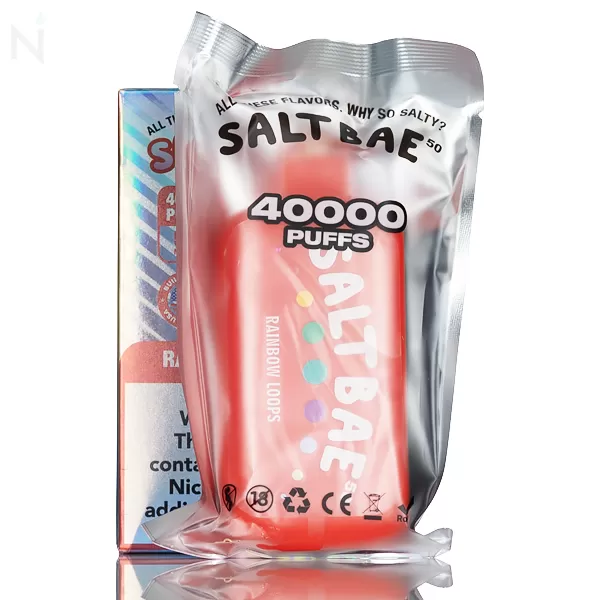 Salt Bae 50 40K 40,000 Puffs Disposable Vape - 17mL - Watermelon Wave - Image 2