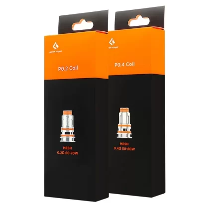 Geekvape P Series Replacement Coils – 5 Pack - Ohm#0.2 Ohm - 5 Pack>0.4 Ohm - 5 Pack