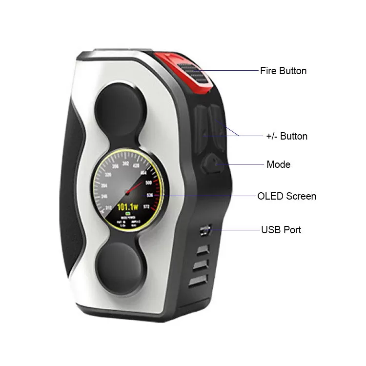 REV Nitro 200W TC Box Mod - Dark gray - Image 2