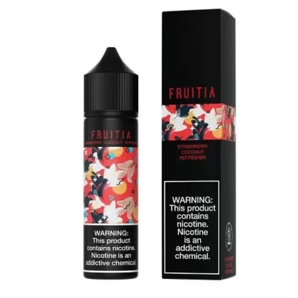Strawberry Coconut E-Liquid by Fruitia - Size#60ml~Nicotine#0MG>3MG>6MG