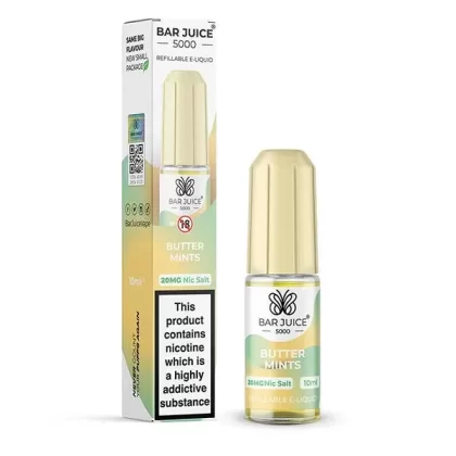 BAR JUICE BUTTER MINT 10ML NIC SALT E-LIQUID