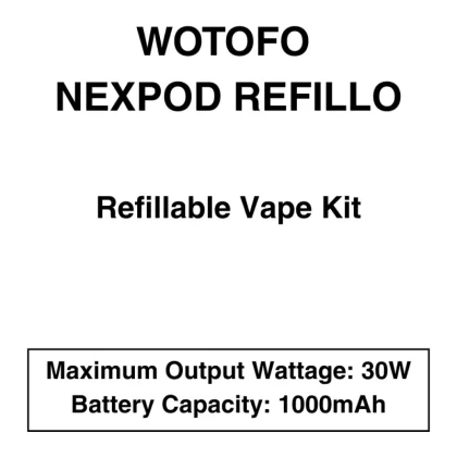 Pebble AIO Pod starter Kit by Inmood 16W - Vape Product, Vape Product