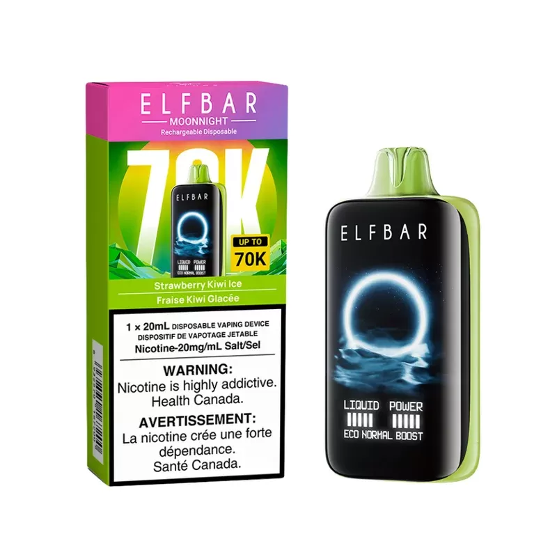 ELF BAR MOONNIGHT 70K – STRAWBERRY KIWI ICE