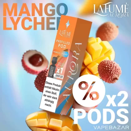 La Fume Aurora Podsystem – Mango Lychee 2er Pack