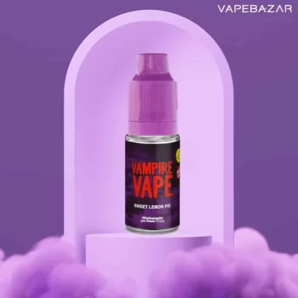 Vampire Vape Liquid – Sweet Lemon Pie - 12mg/ml, Nikotinfrei