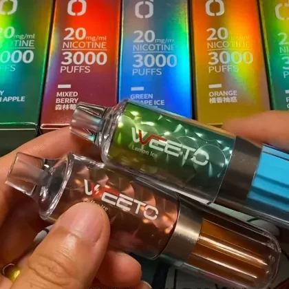 Original Weeto Pro Big Pods Pro Rechargeable Disposable Vape Pen Device 3000 Puffs 480mah