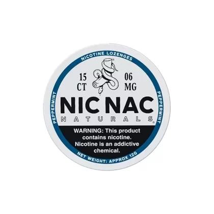 6mg Nic Nac Naturals Nicotine – 15 Lozenge Tablets