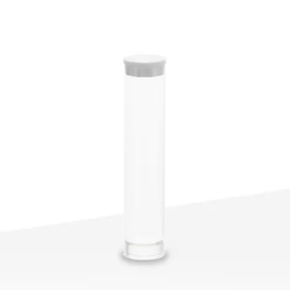 Cartridge Tube | Storage Tube w/ Silicone White Cap | 1mL – 500 Count