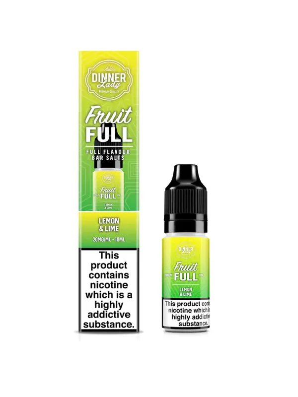 Lemon & Lime Fruit FULL Nic Salt E-Liquid by Dinner Lady - Image 2