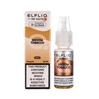 ELFLIQ Snoow Tobacco (Cream Tobacco) Nic Salt - 20mg