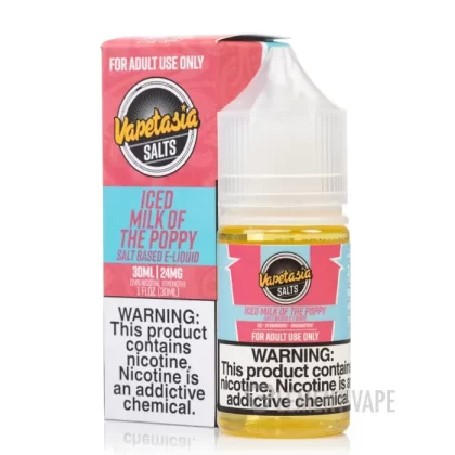 ICED Milk of the Poppy – Vapetasia SALTS – 30mL