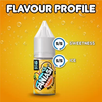 Orange Ice (Ice) Fantasi Nic Salt E-Liquid 50/50VG – 10ml – TPD - Vapestorm Co